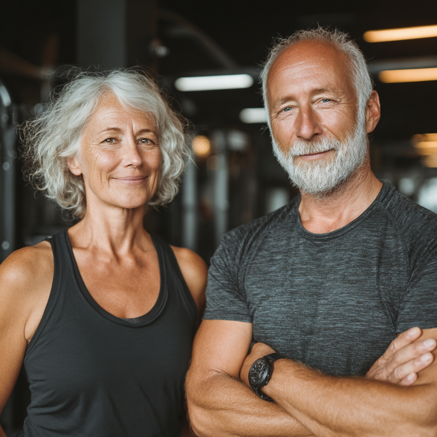 Seniori activi la antrenament